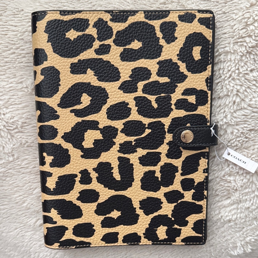 COACH Leopard Notebook